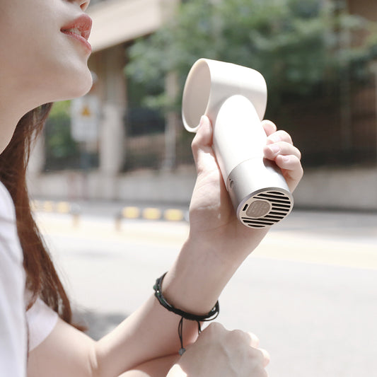 Portable Mini Bladeless Fan Safe Handheld Small Fan